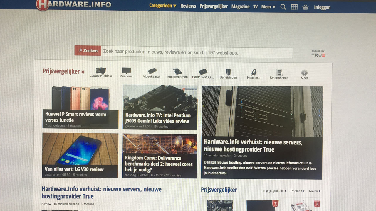 True hosting Hardware.info software