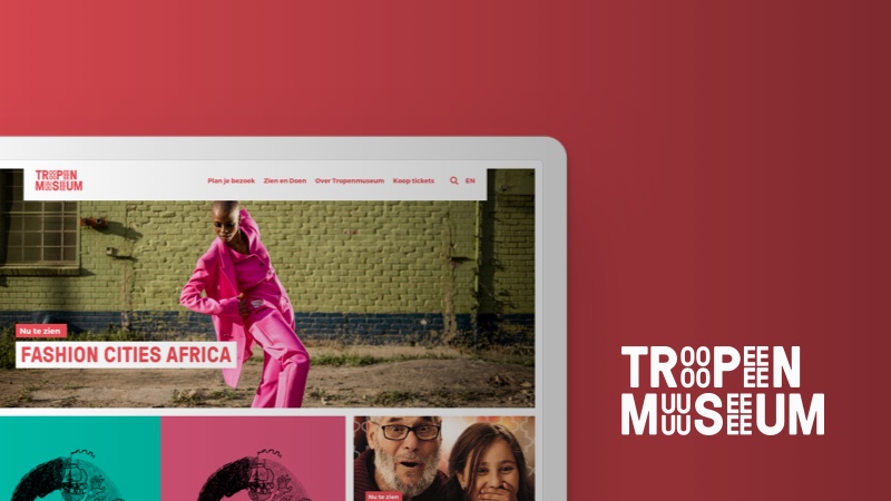 website en platform voor het Tropenmuseum