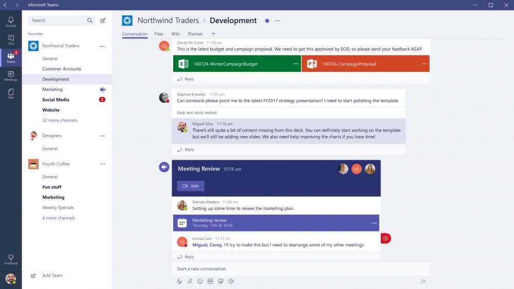 Een dashboard in Microsoft Teams