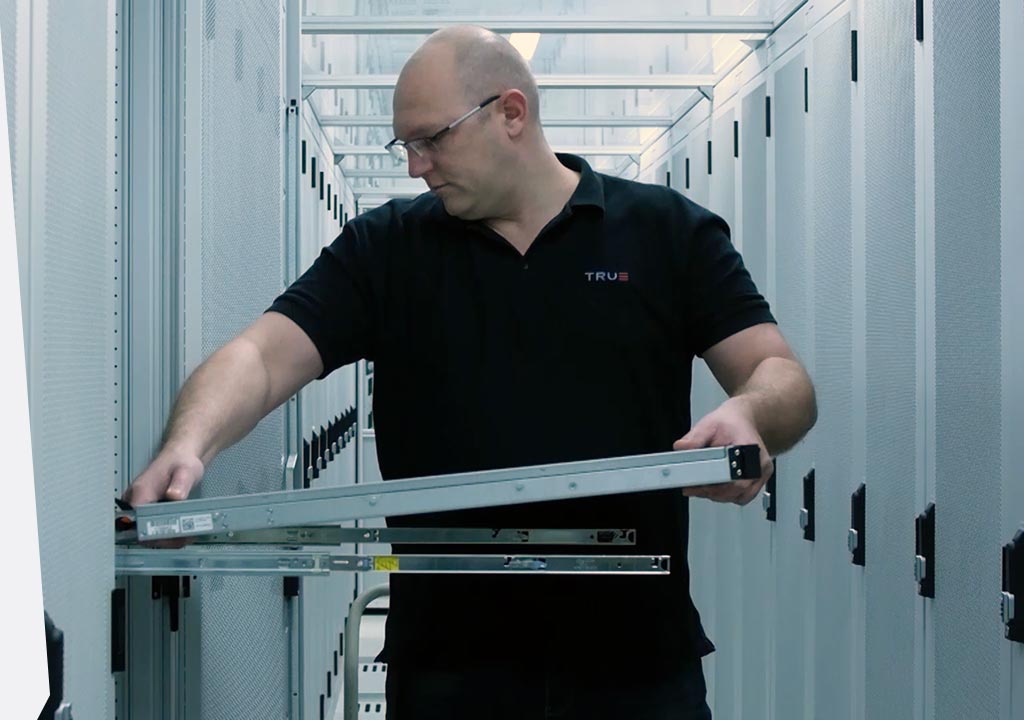 Plaatsing van een server in datacenter