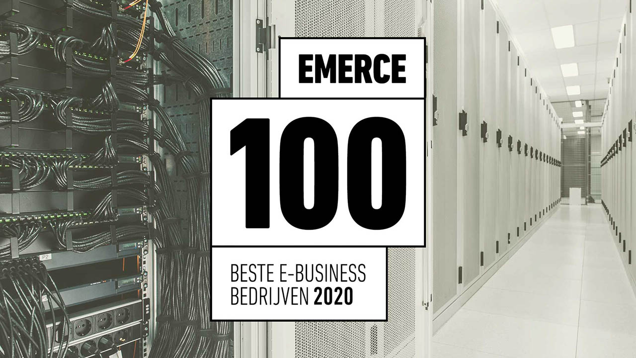 True op nummer 1 in categorie hosting Emerce 100