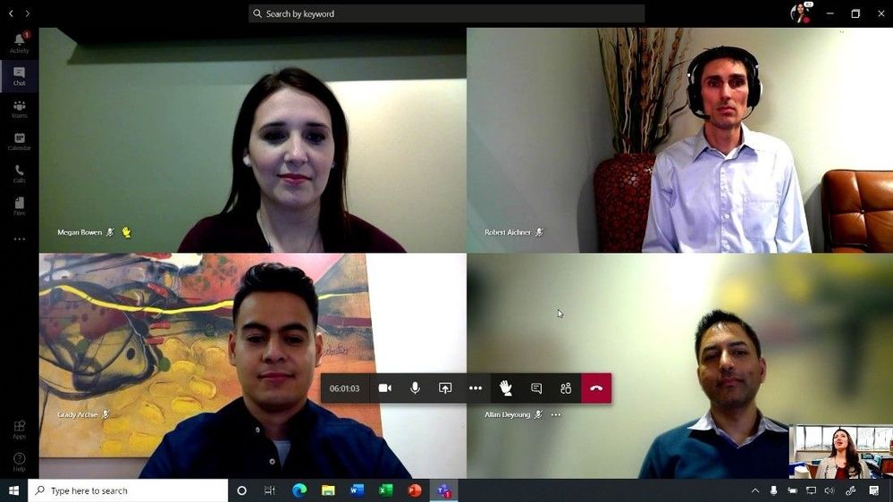 Microsoft Teams roadmap 2020 - raise hands